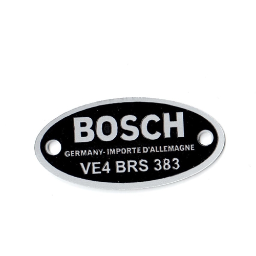 Builder’s Plate, Bosch 383