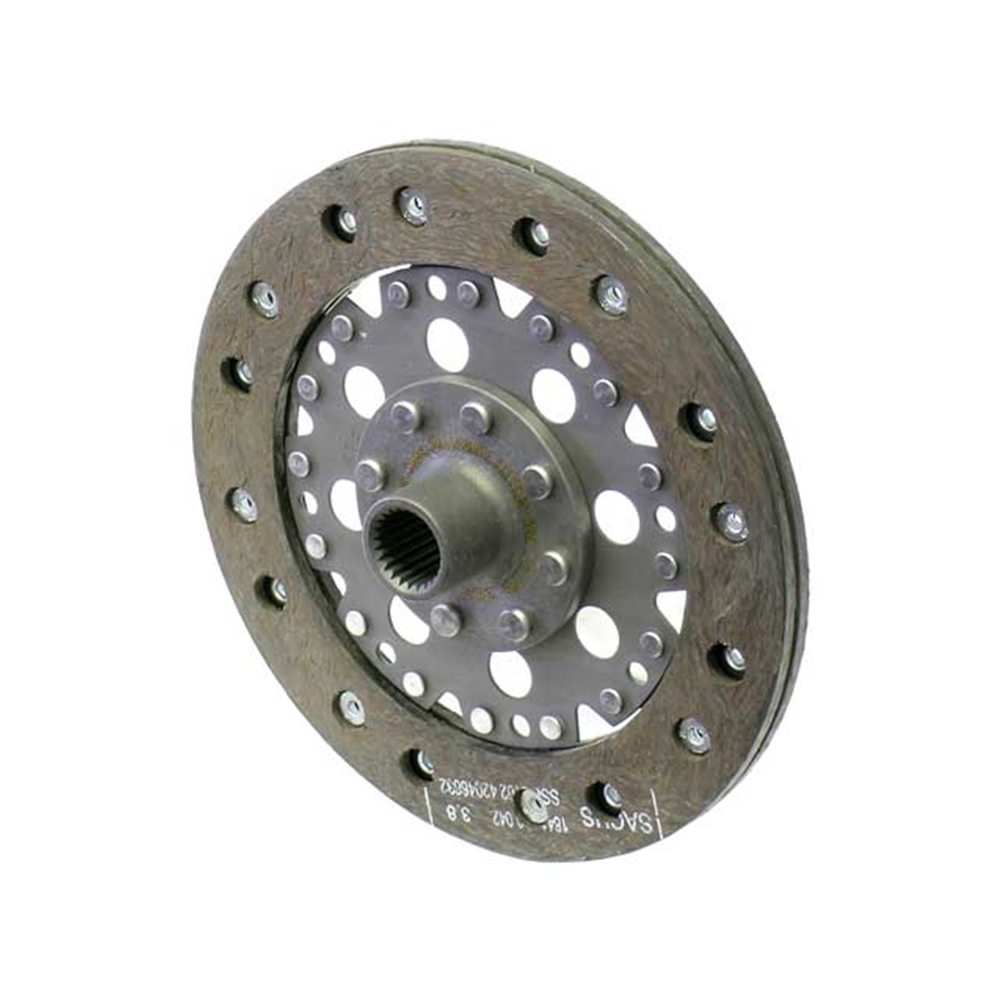 Clutch Friction Disc, 180mm Solid Hub