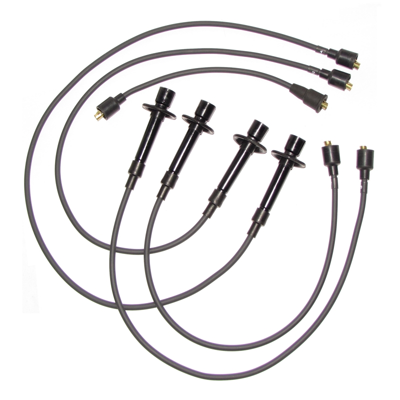 Ignition Wire Set, Long Connectors, 4 Cylinder 