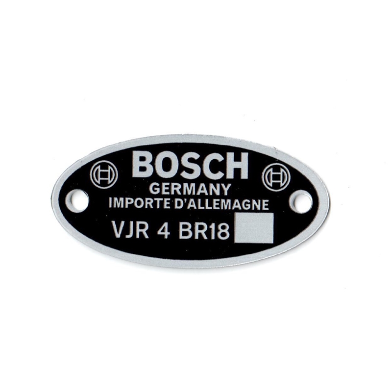 Builder’s Plate, Bosch BR18