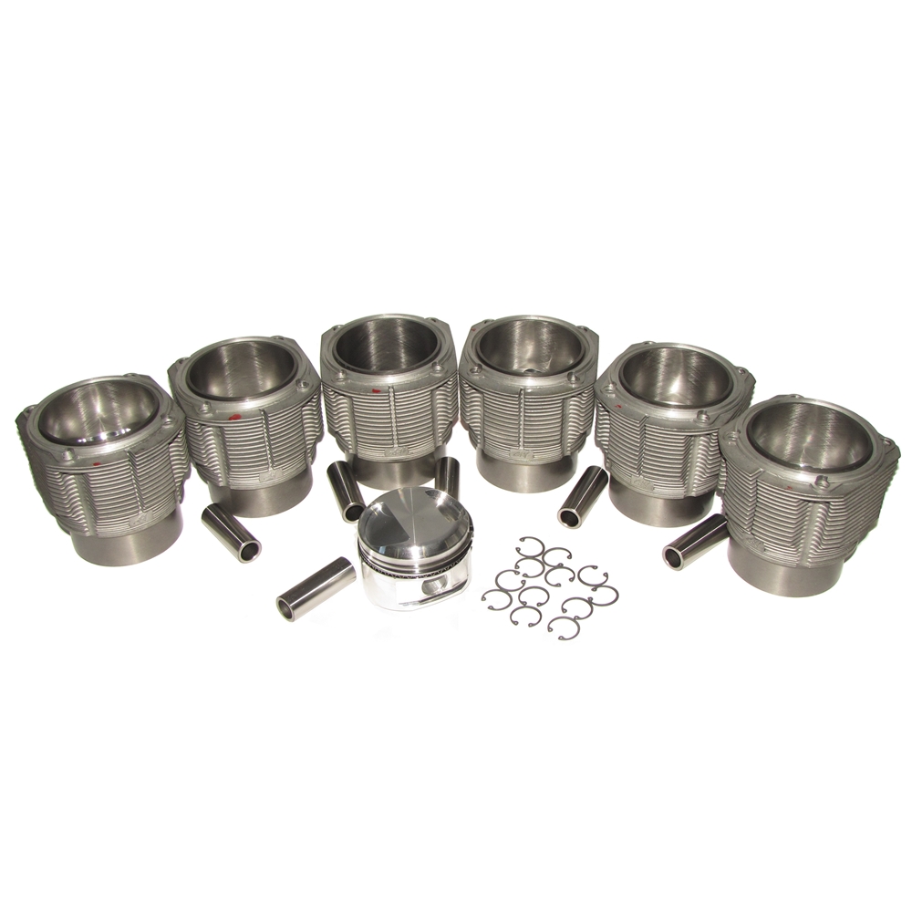 86 mm Forged Piston and Cylinder Set, 6 Cyl 2.5L - High Compression