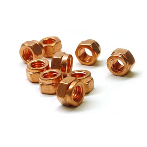 Hex Nut M8 Copper Coated, for Exhaust