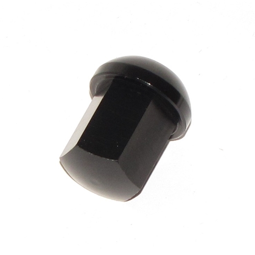 Lug Nut, Aluminum, Black Anodized