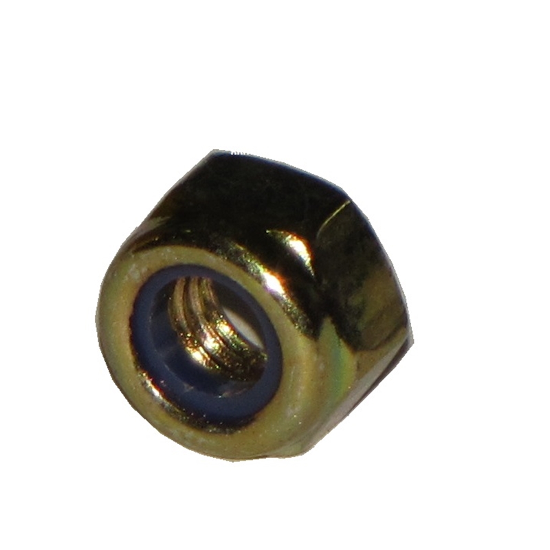 Hex Nut M6, Nylock / Blue Insert