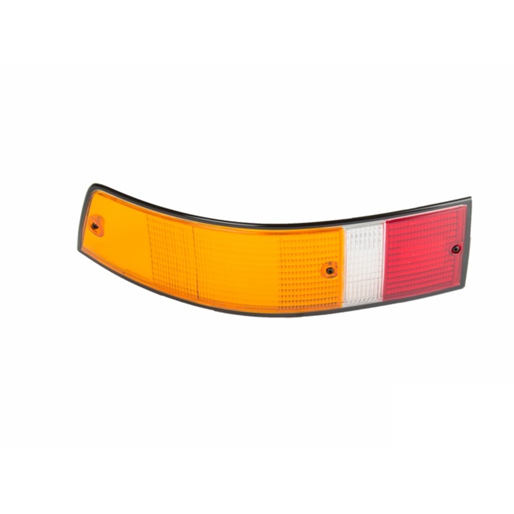 Tail Light Lens, European w/Black Trim Left