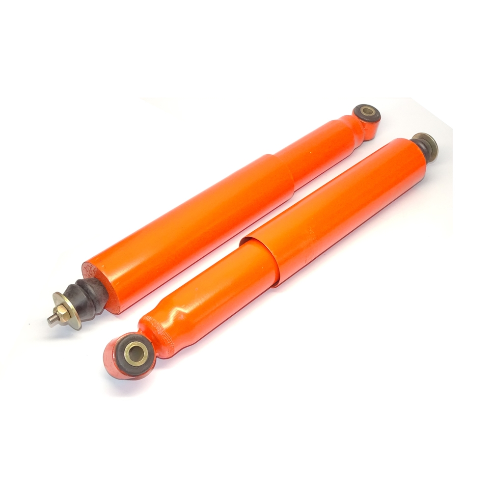 Boge Rear Shock Pair in Orange, new old stock