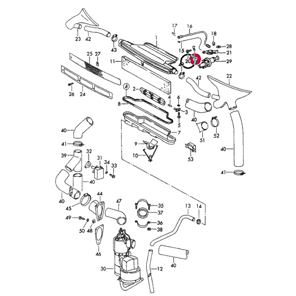 Outer Cable Retaining Bracket