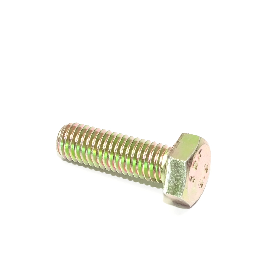 Bolt, M8 x 25 Yellow Zinc