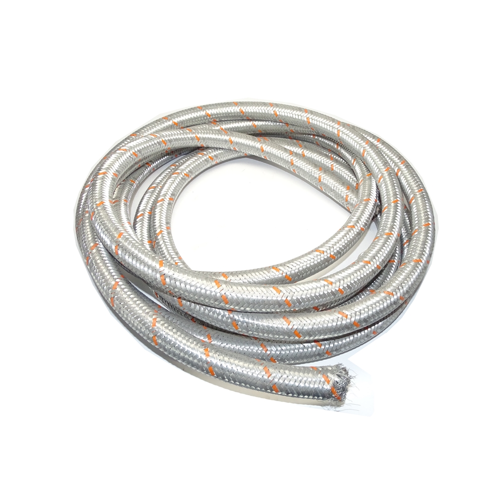 Hose Zinc Plated Steel Braided 18 mm ID 