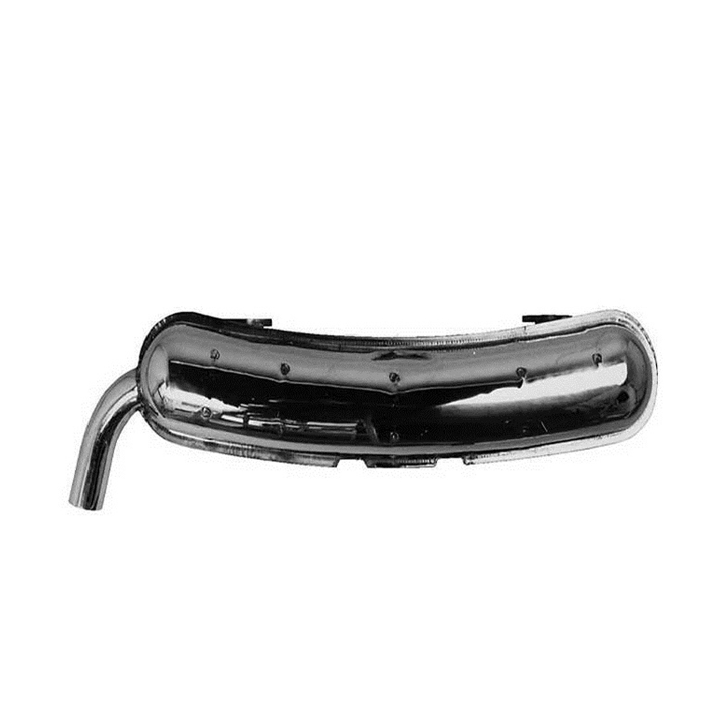Muffler, Stock Polished Stainless