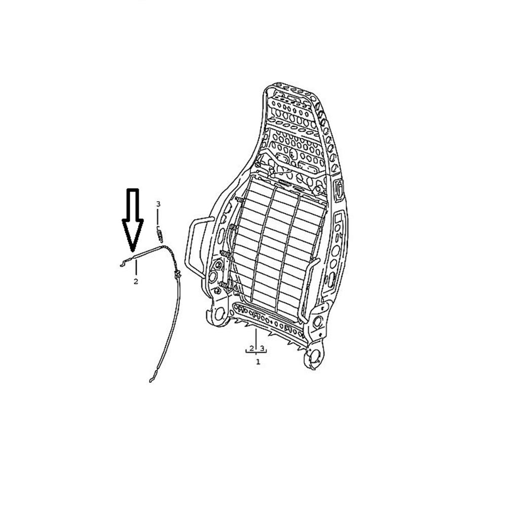 Seat Back Release Cable