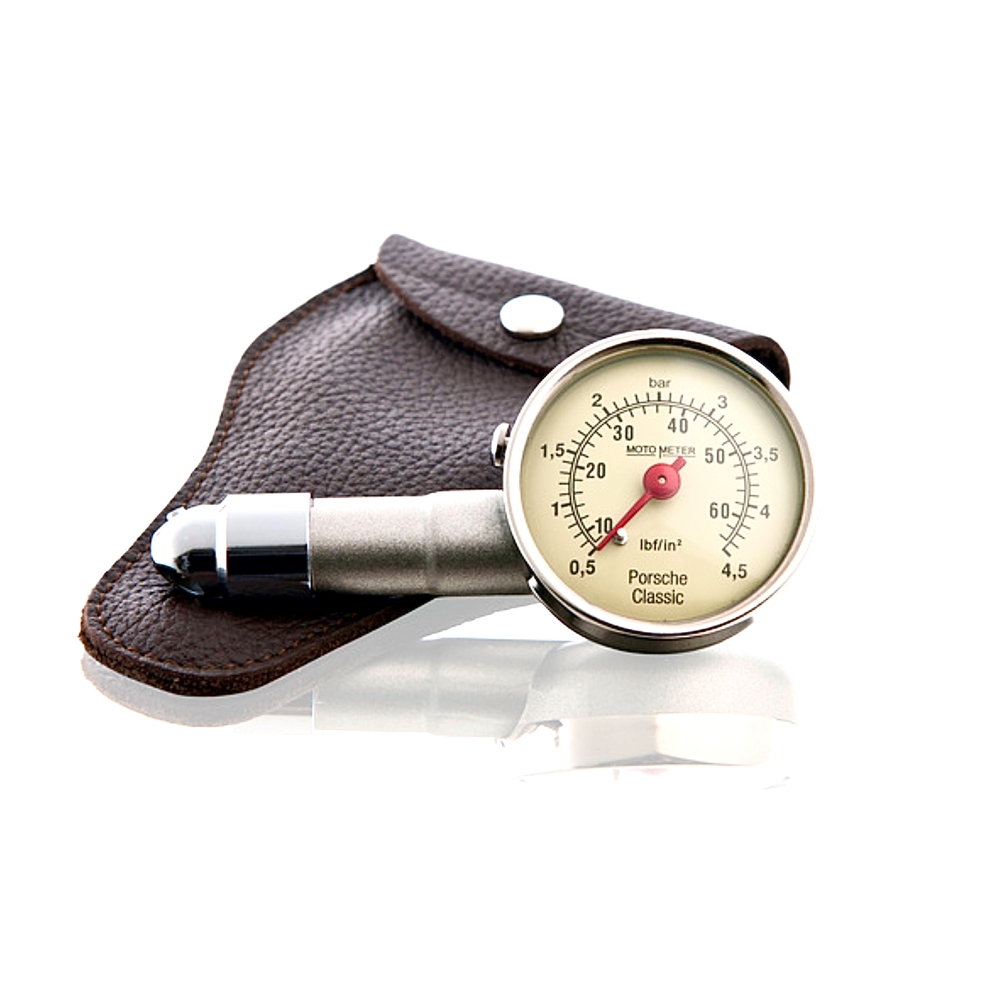 Tire Pressure Gauge with Leather Case