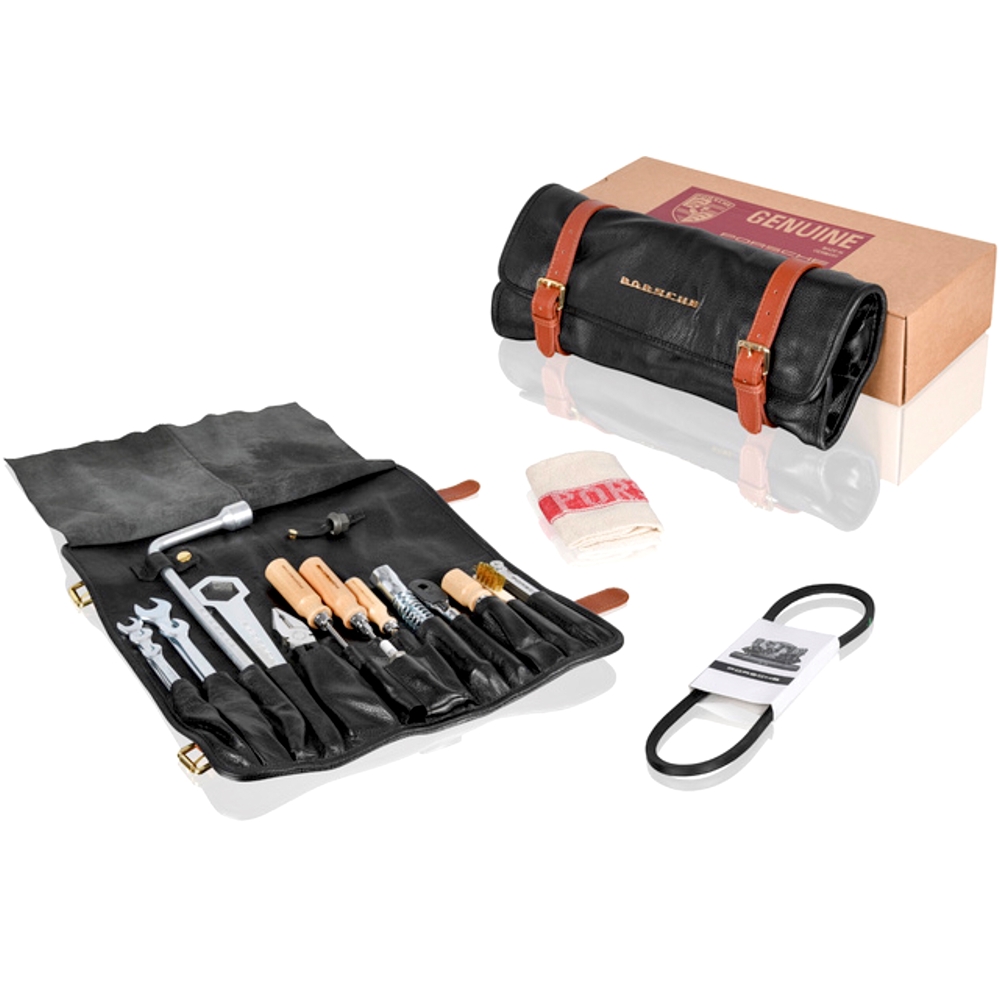 Tool Kit for 356 in Black Leather