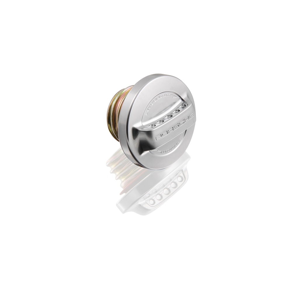 Fuel Tank Cap, Aluminum Look