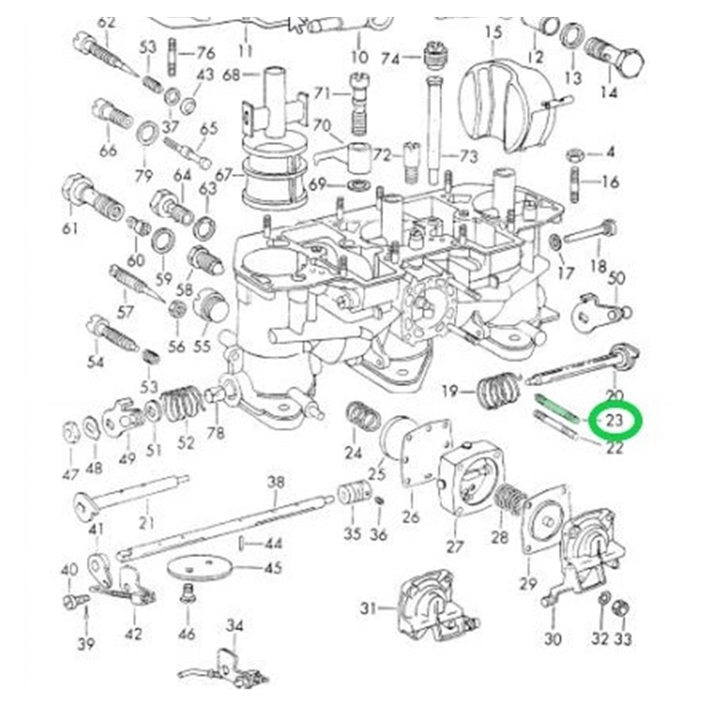 Stud for Weber IDA / 3-series