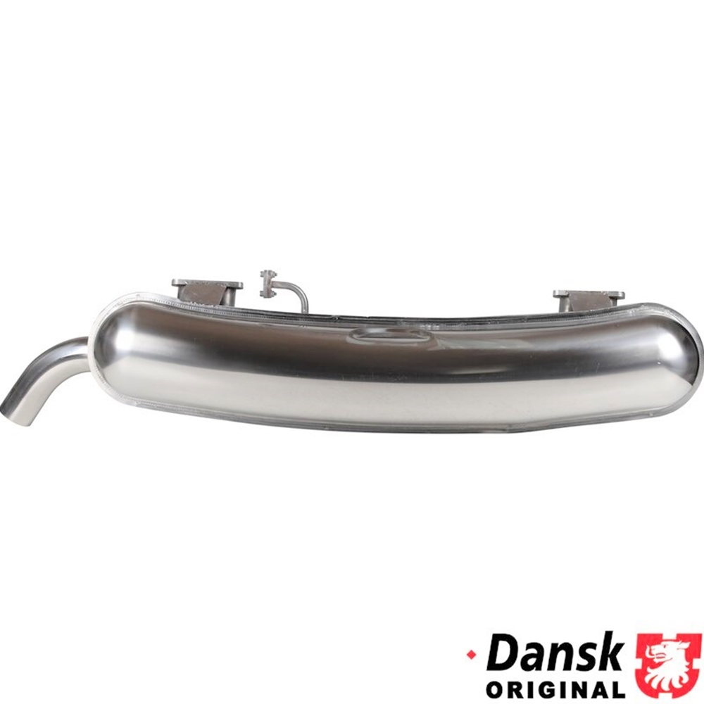 Muffler, 912E in Polished Stainless