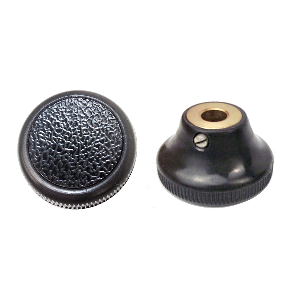 Radio Knob Set with Leather Look