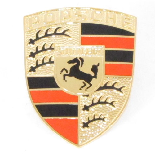 Hood Emblem, Orange and Black 1965-73