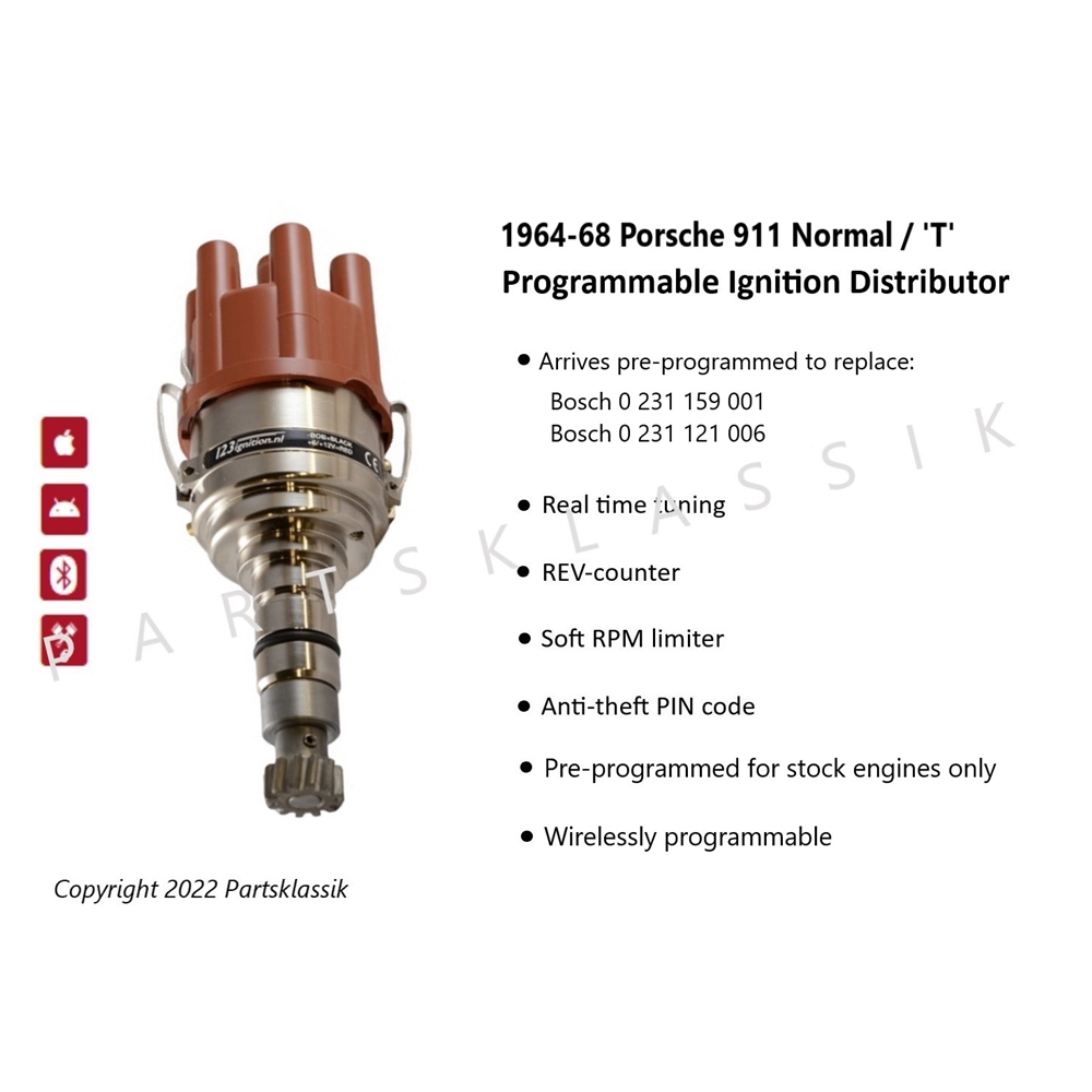  Programmable Distributor for 911 Normal or "T" Early