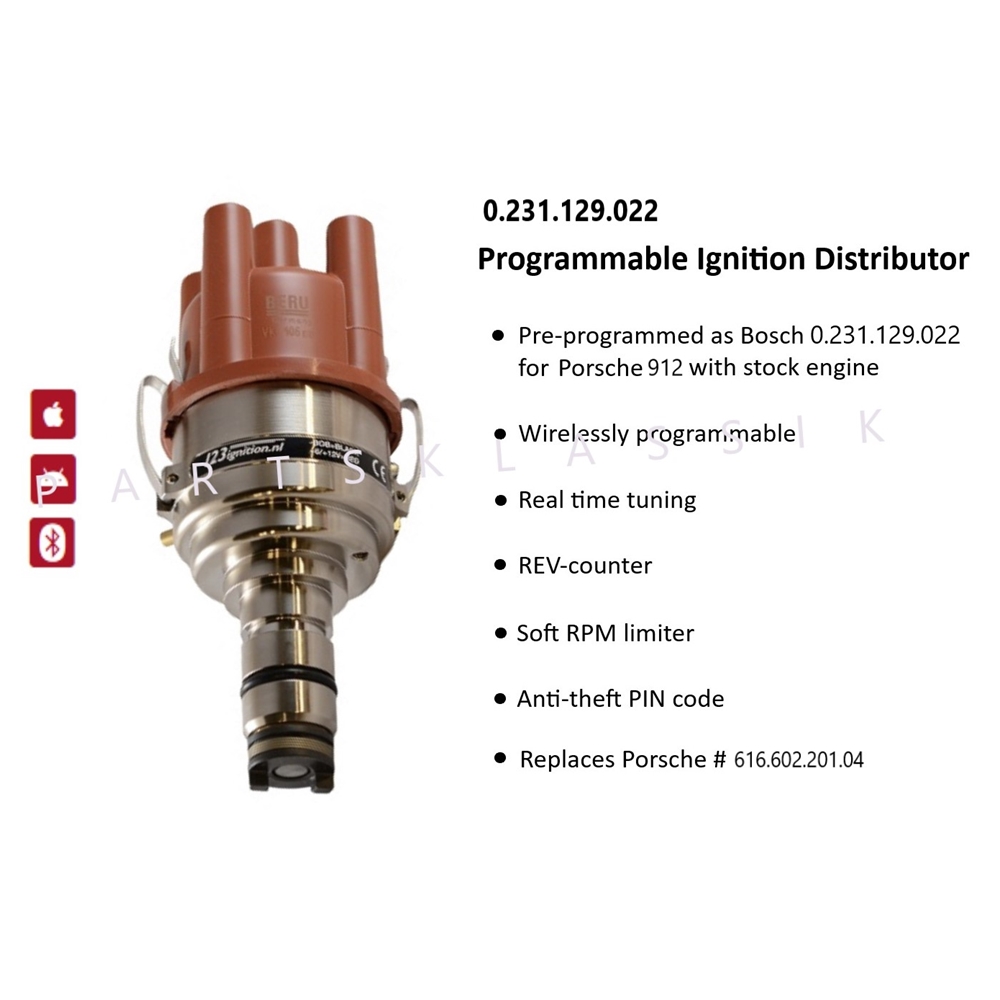  Programmable 4cyl Distributor, “BR18” / "022" / "031"