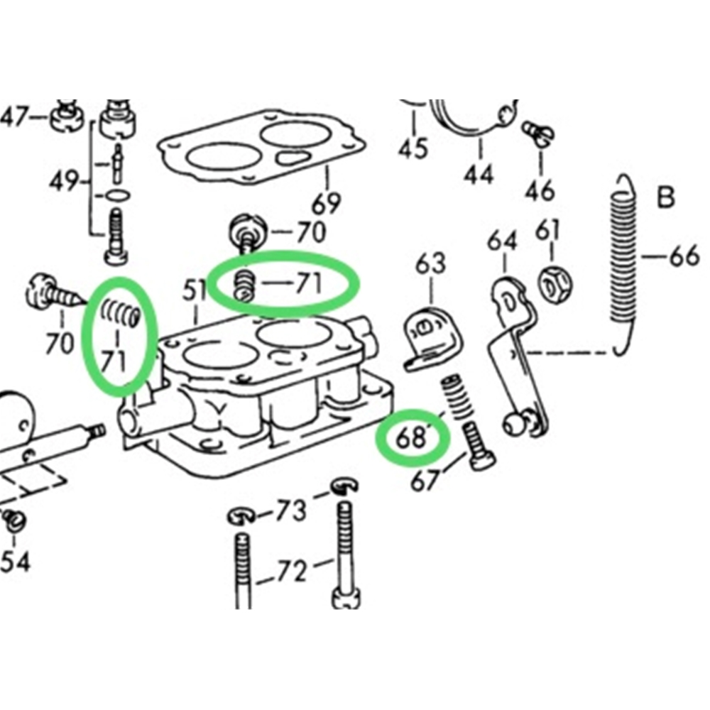 Spring for Adjusting Screw, 32NDIX / P40-II