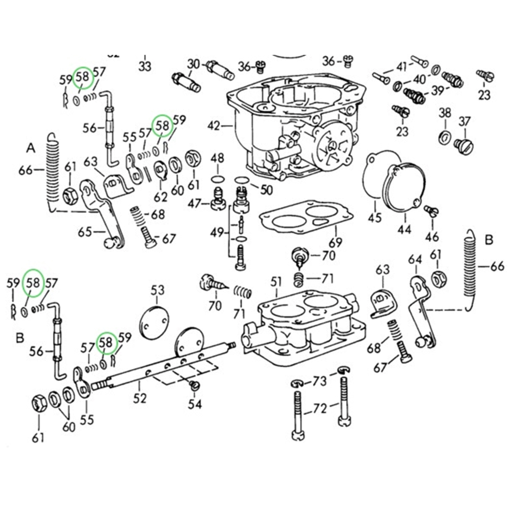 Washer on Pump Rod, Zenith 32NDIX