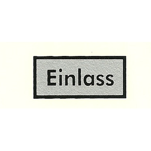 Oil Filter Decal, H-Filter Einlass