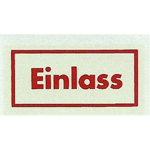 Oil Filter Decal, Mann Einlass 