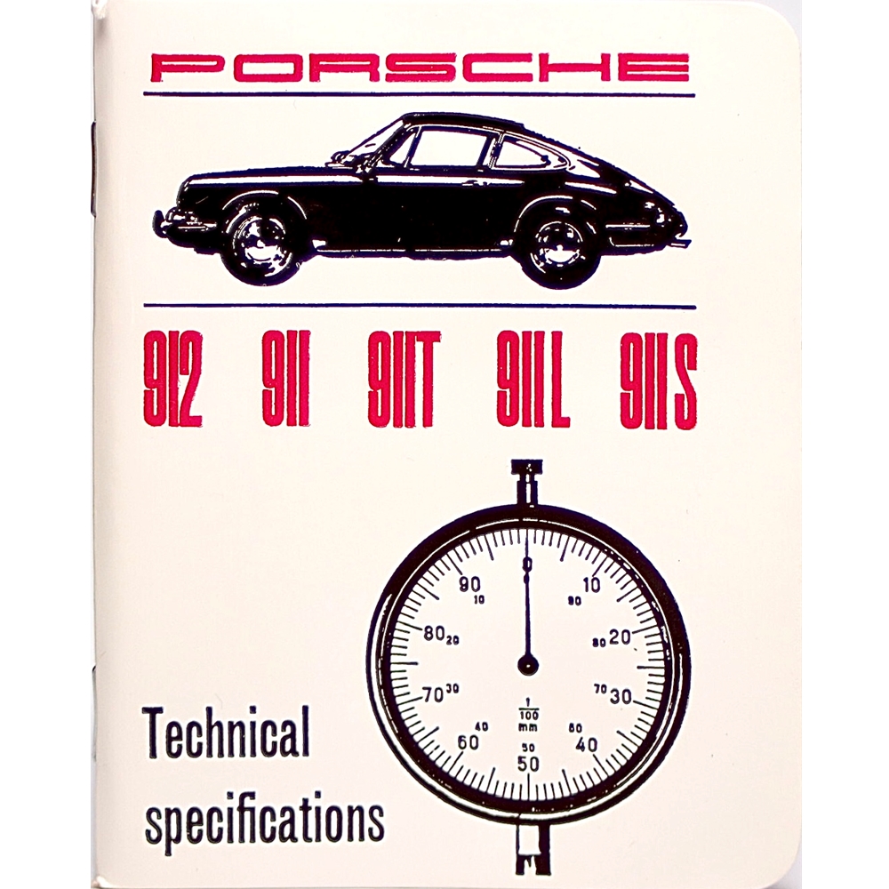 Tool Box Spec Book,<br />911/912 Models 1965-68