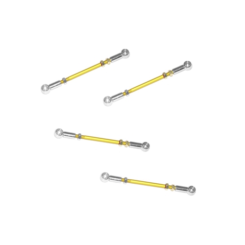 MFI Throttle Rod Linkage- Yellow Cadmium