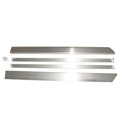 Door threshold trim set