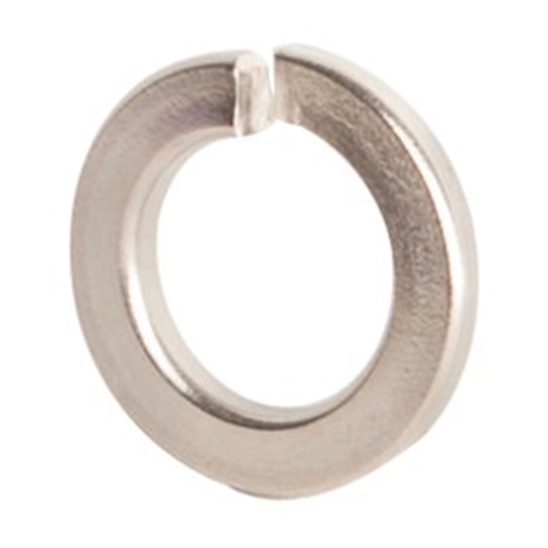 M12 Split Lock Washer, Clear Zinc