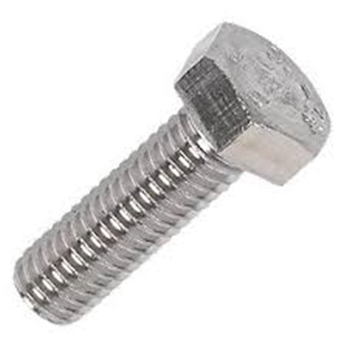 M8 x 25 Bolt, Clear Zinc