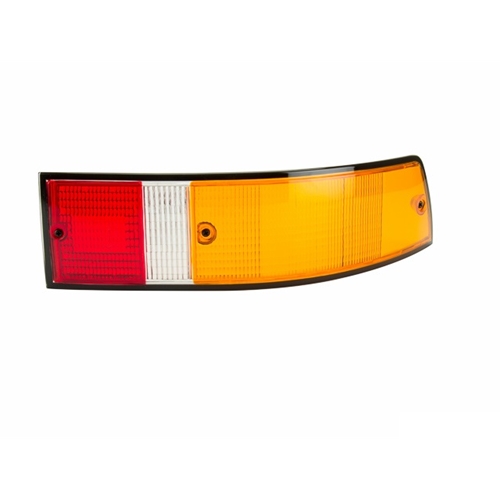 Tail Lamp Lens, European w/Black Surround, Right