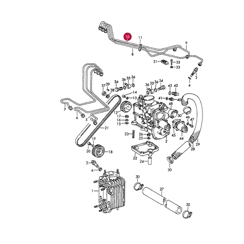 MFI Steel Injection Line Set