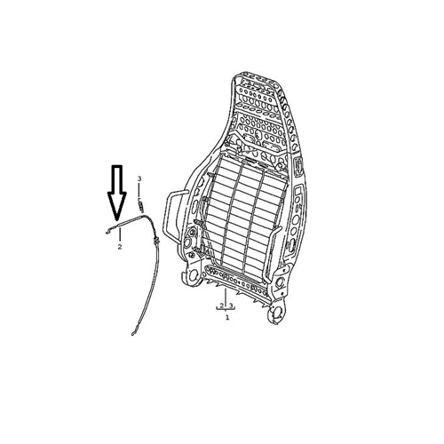 Seat Back Release Cable