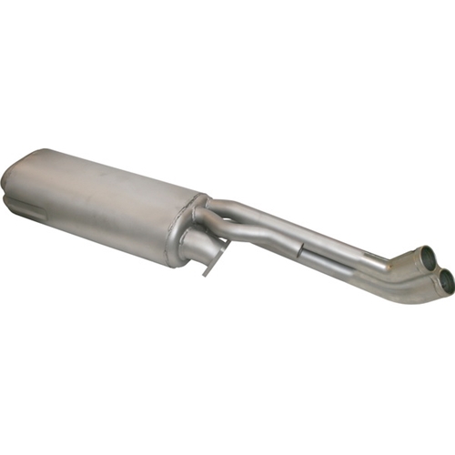 Turbo rear muffler