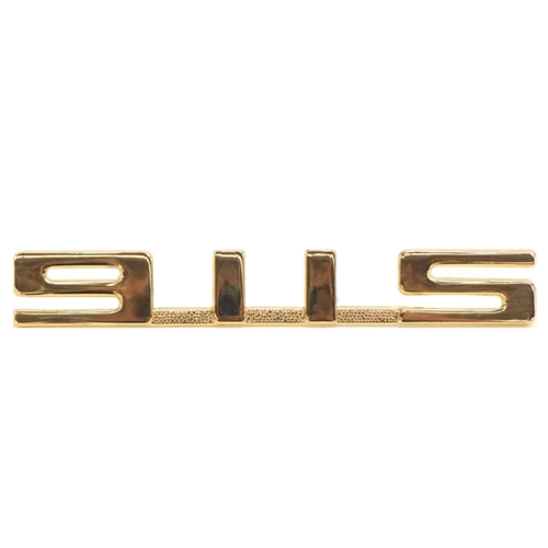 Gold 911S engine lid badge
