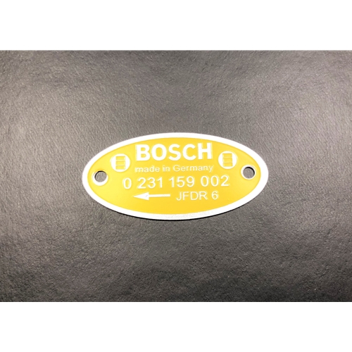 002 Builders plate